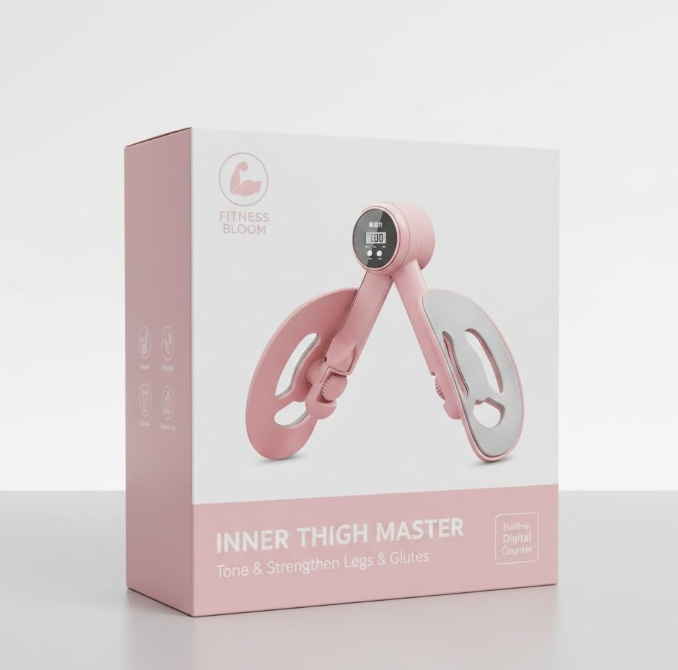 Image of CHEENNY LED Digital Hip and Pelvic Floor Muscle Trainer, Inner Thigh Exercise Equipment, Kegel Tightener, Pelvic Floor Exerciser Device for Girls, Women Home, Gym(Style-2)