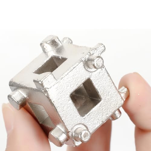 HEALEEP Herramienta de Pinza de Pistón y Cubo Manual para Frenos de Disco Traseros, Acero al Carbono, Uso en Reparación de Automóviles