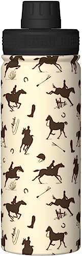 うま 馬柄 馬術 スポーツ レトロ アニメ 水筒 真空断熱 保温 保冷 スポーツボトル 人気 ステンレスボトル スポーツ飲料対応 漏れない 直飲み530ml 男の子 女の子 おしゃれ 大人 子供 グッズ キャラクター 雑貨 zj123