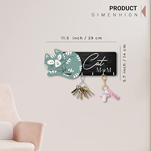 Image of kotart Unique Stylish Modern Wooden Key Holder for Home Decor Living Room Office with Stylish Key Organizer | Designer Wall Decor | Wall Art Decorative Items | Wall Decoration (Hanging 2)