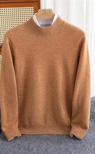 Men's Wool Pullover Half High Collar Long-Sleeve Sweater Warm Knitwear Business Casual Winter Jumper2
