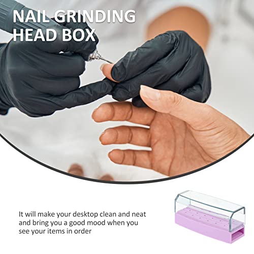 Organizador portátil para brocas de taladro de uñas miniatura 3