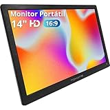 TV Digital Portátil LED 14 Polegadas com Entrada USB, AV, Antena, Fone De Ouvido Monitor Versátil com Tamanho Compacto Entretenimento para Carros, Vans e Demais Transportes