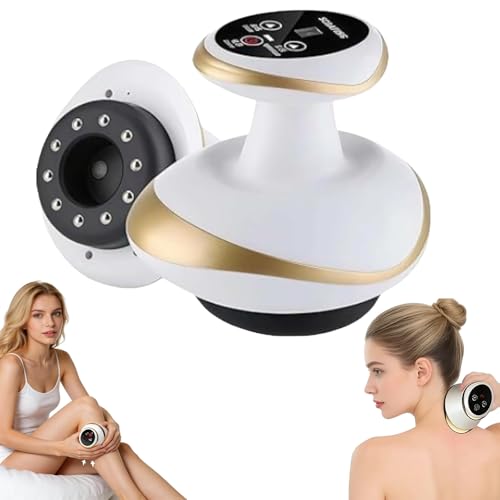 Vacuvia Maquina Celulitis - 2026 New Masajeador Anticelulítico con Luz Roja y Calor, Reduce la Apariencia de Celulitis, Portátil y Recargable