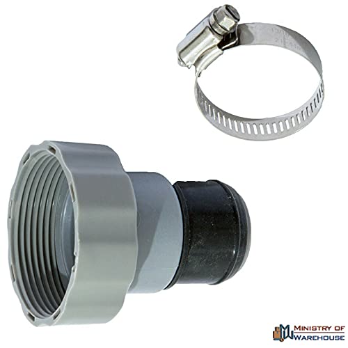 Set of 1 Swimming Pool Hose Connector 38 MM 1 1/2