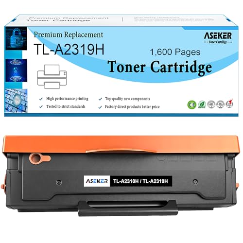 TL A2319H TL A2310H Tóner Cartucho Compatible para BP2309W BM2309W BM2309AW BP2300W BM2300W BM2300AW Impresora Negro Alta Capacidad 1600 Páginas (BK)