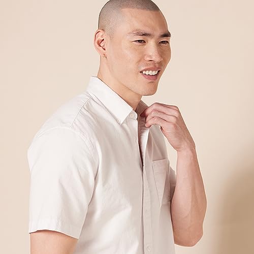 Amazon Essentials Oxford Shirts for Men - Regular-Fit, Short-Sleeve4