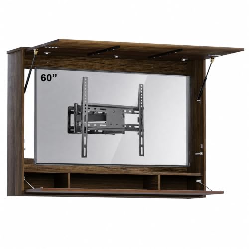 Outdoor TV Cabinet for 45"-55" TVs with LED & 3 Storage Compartments - image 9