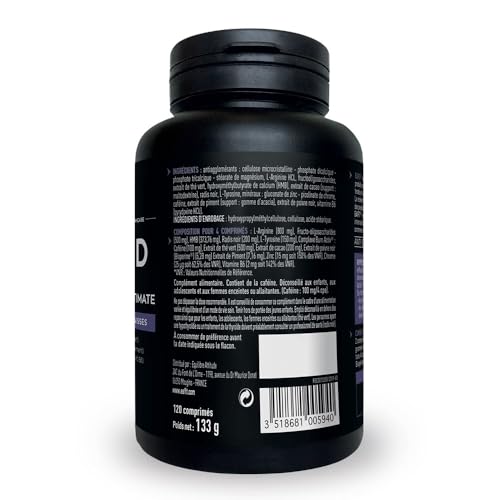 EAFIT - Ripped Max Ultimate - Burn activ, Bruleur de Graisses puissant sport - Formule complete-plante-vitamine-minéraux(zinc, chrome) - Cafeine et vitamine b6 pour l'énergie - 120comprimés – Image 4