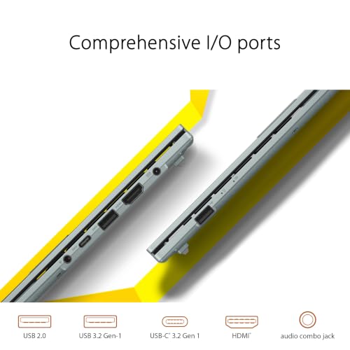 Image of ASUS Vivobook Go 15 Laptop, 15.6 inch FHD 16:9 Display, AMD Athlon Silver 10 Processor, AMD Radeon Graphics, 4GB RAM, 128GB SSD, Windows 11 Home, Green Gray, E1504FA-PS04-G