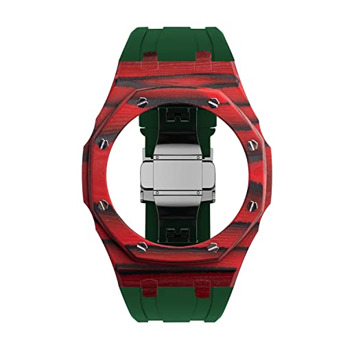Kit modification boîtier GA-2100 fibre de carbone bracelet montre