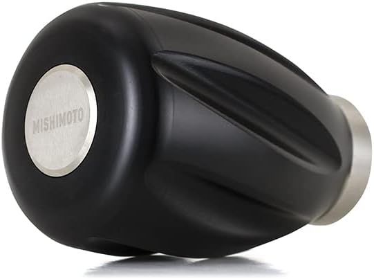 Mishimoto Weighted Steel Core Shift Knob, Twist, Black (Delrin)