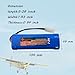 XUNTU 7.2V 3800mAh NIMH Battery (1 Pack) for RC Cars, 6-Cell NiMH Flat Rechargeable Battery Pack w/Standard Tamiya Connector + 7.2V Smart Charger(1 PCS)