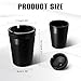 Wuyaoyao 2PCS Car Ashtray, Automotive Self-Extinguishing Ashtray with Lid Smell Proof, Smokeless Ashtrays for Car Cup Holder, Portable Vehicle Cigarette Ash Holder Trash Can for Home Office