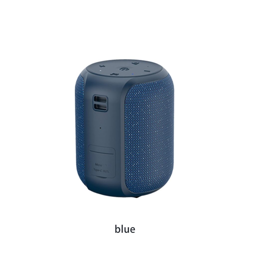 Altoparlante wireless impermeabile IPX6 Subwoofer Surround Sound Altoparlante Lettore musicale Altoparlanti Conferenze di canto Guida turistica, Blu