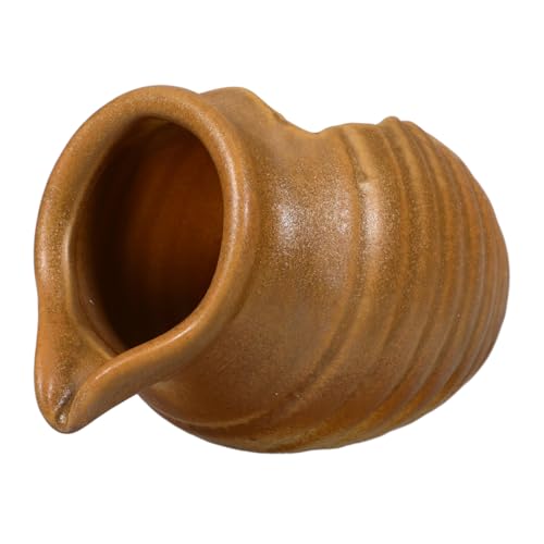 Alipis Flowing Water Ceramic Jar Waterfall Indoor Outdoor Courtyard Fountain Pot Fish Tank Decor Landscape Ornament