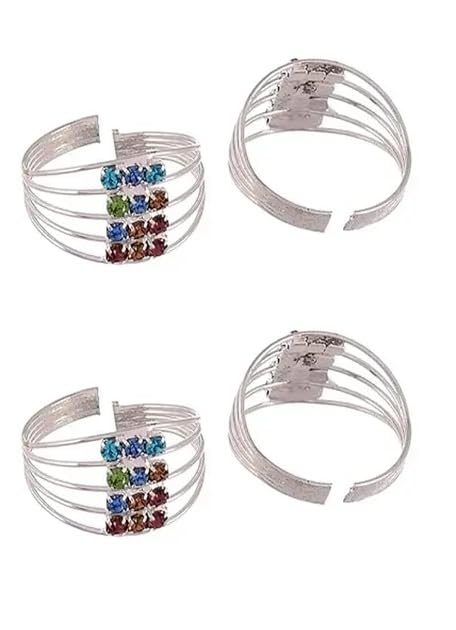Stone Studded Midi Toe Ring For Bridal Women and Girls (Pair of 2)-image-44