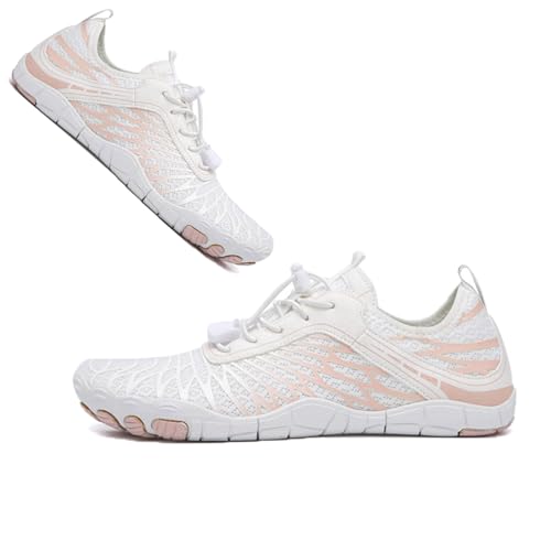 2025 New Barefoot Shoes Women, GroundedFootwear Barefoot for Womens Mens (White,12.5 Women/10.5 Men)