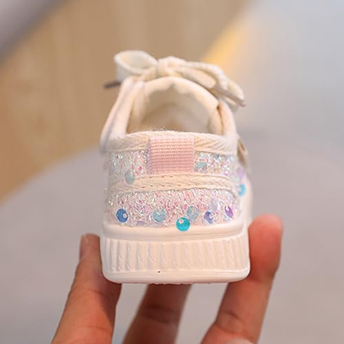 Girls Lace Sneakers Flat Non Slip Breathable Outdoor Sport Shoes Kids Ankle First Walking Shoes Fall Casual Sneakers2