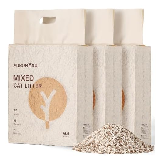 FUKUMARU Arena aglomerante para Gatos, Arena de Tofu sin Polvo, fácil de aglomerar, controla los olores, 7,5 kg, con pellets de Madera de Manzano, Biodegradable se Lanza en el Inodoro