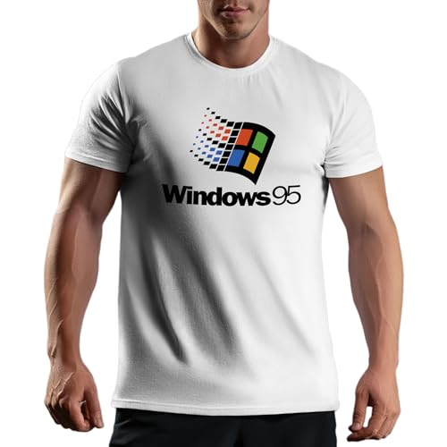 Venus Style Windows 95 Man Finland T-Shirt Blanc pour Les Hommes Size XL