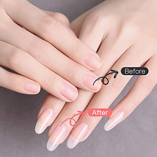 Biutee Nail Extension Gel Kit 2pcs 15ml Poly Gel mit 30ml Slip Solution Top & Base Coat Nail Art Tool Nagel Maniküre… – Bild 3