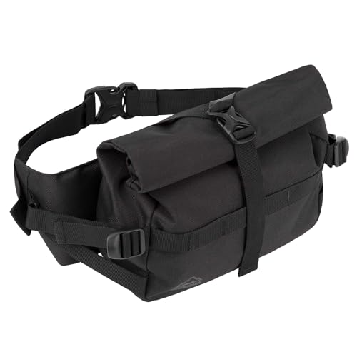 MTB Hip Pack 4L Black Waist Fanny Lumbar Hiking Pack