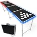 8-Foot Beer Pong Table w/Cup Holes & LED Glow Lights - Splash Edition
