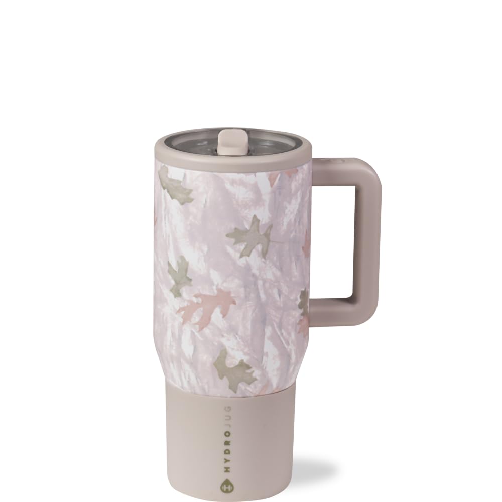 HydroJugKids - 20 oz Insulated Kids Water Bottle with Flip Straw & Handle | Leak-Proof & Durable | Perfect for School, Sports, Lunch, Travel & Camp, Camo