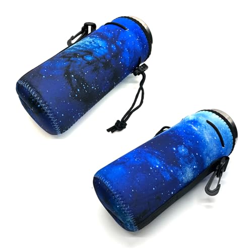Image of Wanty Neoprene 20 Oz Insulated Water Drink Bottle Cooler Carrier Cover Sleeve Tote Bag Pouch Holder Strap for Climbing Cycling and Running Outdoor Activities