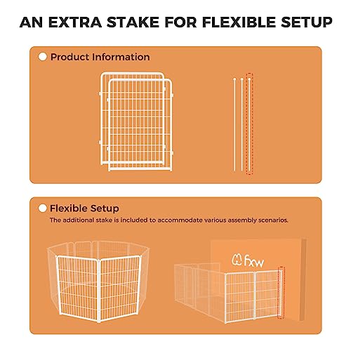 Image of FXW Homeplus Indoor Dog Playpen, 40 inch H, 2 Panels, for Medium & Large Dogs