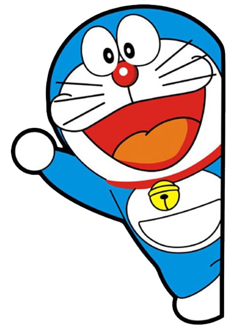 Doraemon say hi! Vinyl Decal Sticker UV & Water Proof Water Bottle Bumper Window Laptop Gift in USA Made 4"