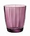 Bormioli Rocco Pulsar Double Old Fashioned Glasses, Rock Purple, Set of 6