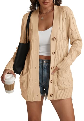 ATHMILE Women's Open Front Cardigan Sweater