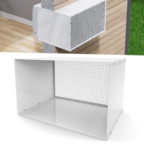 Forestchill Through The Wall Air Conditioner Sleeve, 26 Inch AC Wall Sleeve with Ventilation Mesh Backboard, Pre-Drilled Mounting Holes, Universal Wall Sleeve for TTW Air Conditioner
