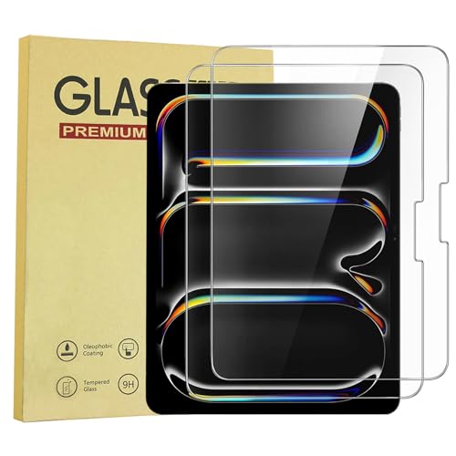 iPad Pro 11 2024 New M4チップモデル　ガラスフィルム Amazon.co.jp: 【2枚入り】iPad Pro 11インチ ガラスフィルム