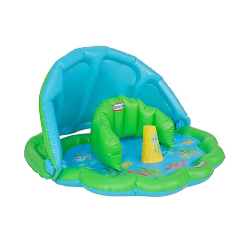 Little Tikes Inflatale Pool Floats & Outdoor Summer Toys (Little Tikes Splash and Play Sun-Shade mat, Splash Mat with Canopy to Provide The Best...