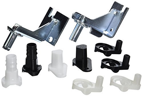 Refrigerator Door Hinge Kit 5303918455 – Left & Right Adjustable Hinges With Door Closers & Bearings For Frigidaire, Electrolux, Kenmore Fridge Models