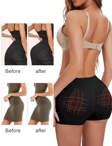 Butt Lifter Panties Shaperwear for Women Seamless Hip Enahncer Body Shaper Boyshort Padded Underwear3