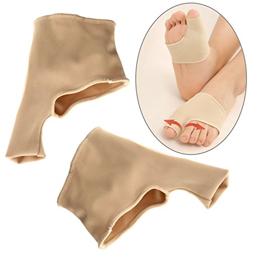 Preisvergleich Produktbild 2pcs Elastische Hülse Zehenspender Korrektur Gefüttert Bunion Schutz Klein