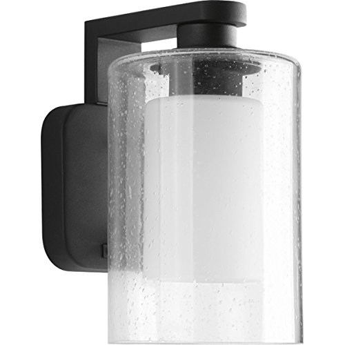 Progress Lighting P6038-31 1 LT Wall Lantern with Etched Opal Glass, 6