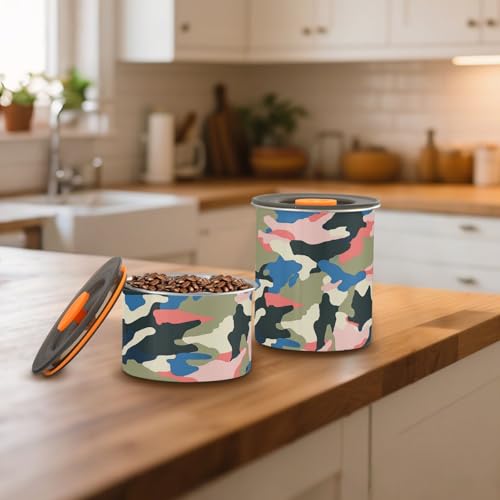 Contenedor de café acero inoxidable con diseño camuflaje miniatura 7
