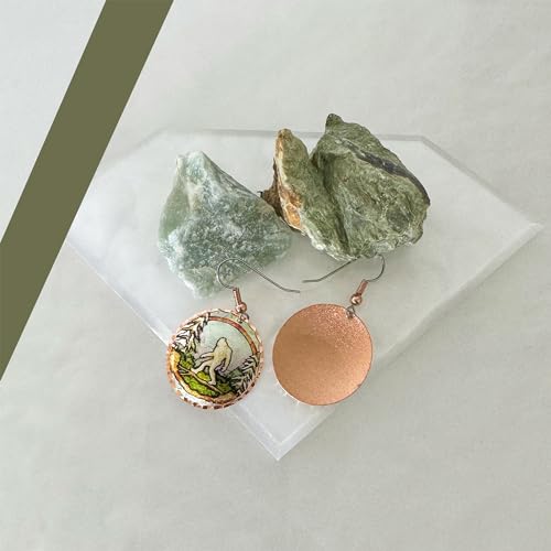 FRONT LINE JEWELRY Artisan Sasquatch Earrings Showcase Circular Shape Bigfoot Earrings-Bigfoot Jewelry Bigfoot Gifts-Gifts for Sasquatch Lovers3