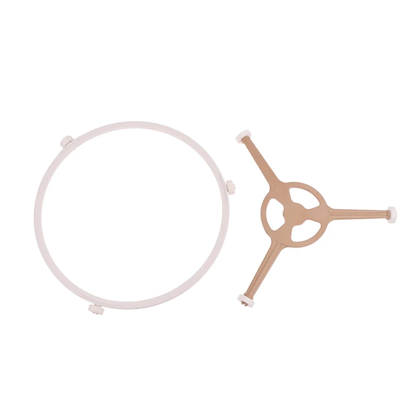 Soporte giratorio para horno microondas – Soporte de anillo giratorio circular, soporte de placa base de bandeja de vidrio (A3)