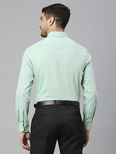 Image of Thomas Scott Men's Cotton Slim Fit 100% Formal Shirt with Spread Collar and Full Sleeves