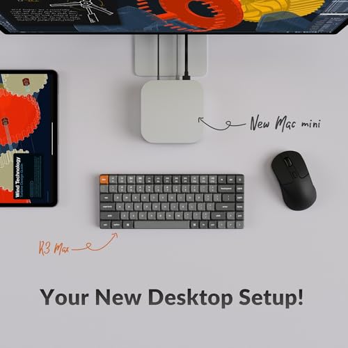 Image of Keychron K3 Max Low-Profile Wireless Mechanical Keyboard, 75% Layout 2.4 GHz Bluetooth QMK /VIA White Backlight Ultra-Slim with Gateron Brown Switch Compatible with Mac Windows Linux