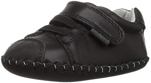 pediped Baby-Boy's Jake Crib Shoe, Black, 0-6 Months Child EU Infant (0-6 Months US)