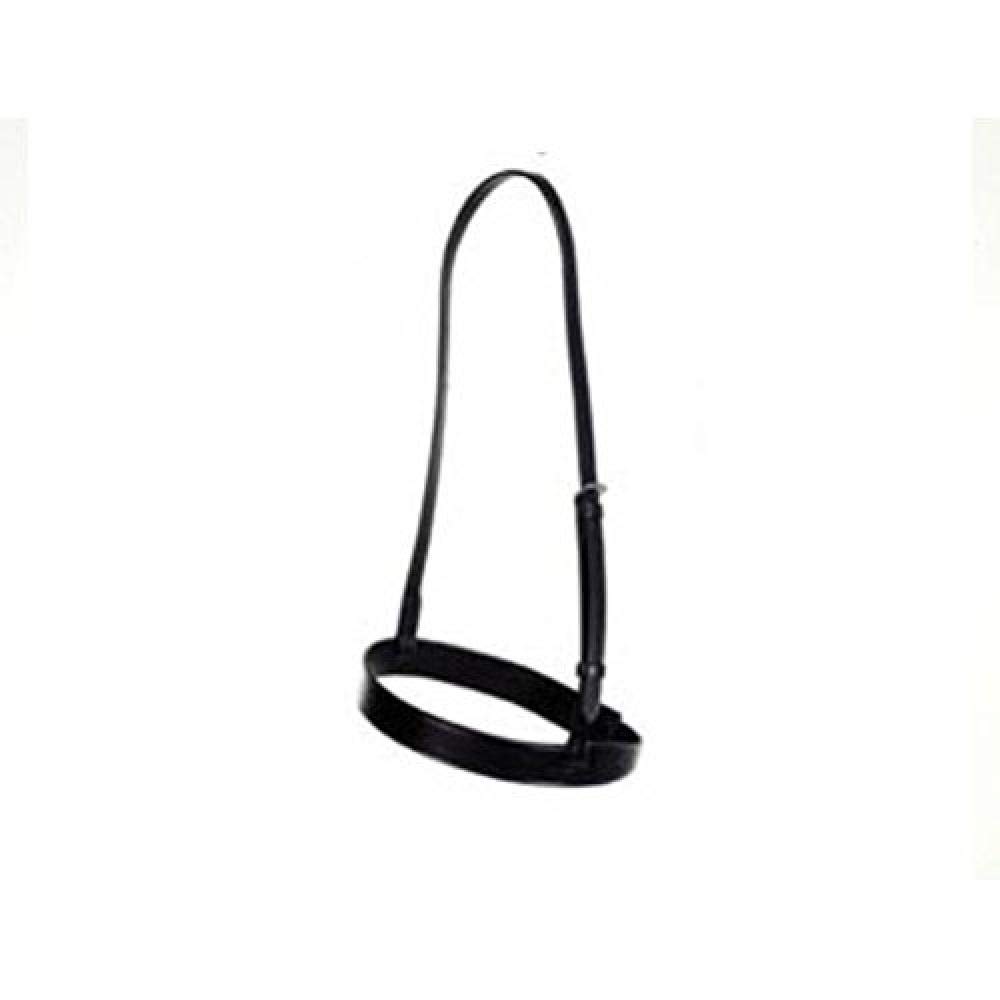 Hy Plain Nose Band Black Cob