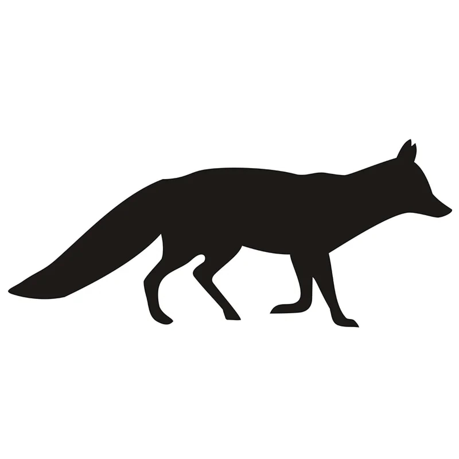 WEIMEIJIE Animal Fox Silhouette Vinyl wall Decal Kindergarten Nursery Children's Room playroom wall Sticker