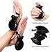 Vaguelly 1 Pair Spanish Castanets Black Wooden Castanets Spanish Hand Percussion Instruments Finger
